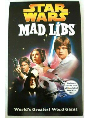 Star Wars Mad Libs Word Game Book Activity From All 6 Original Star Wars Films